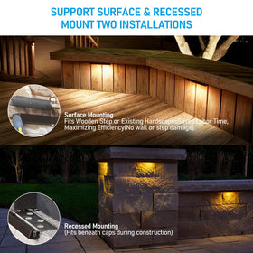LEONLITE brightness settings 3W/5W/7W tailor illumination to scenes.