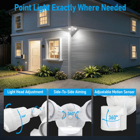 LEONLITE COB LED Security Light motion detection covers up to 59 feet
