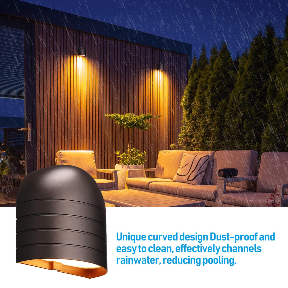 LEONLITE CRI90 deck light shows true colors and details