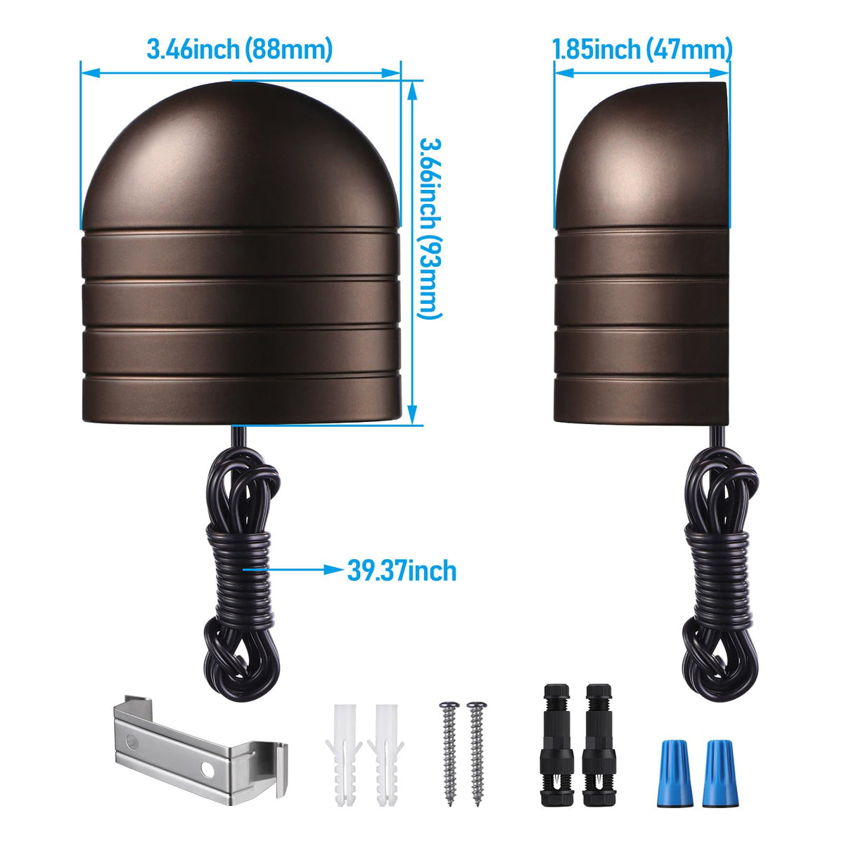 LEONLITE IP65 outdoor housing withstands rain and dust