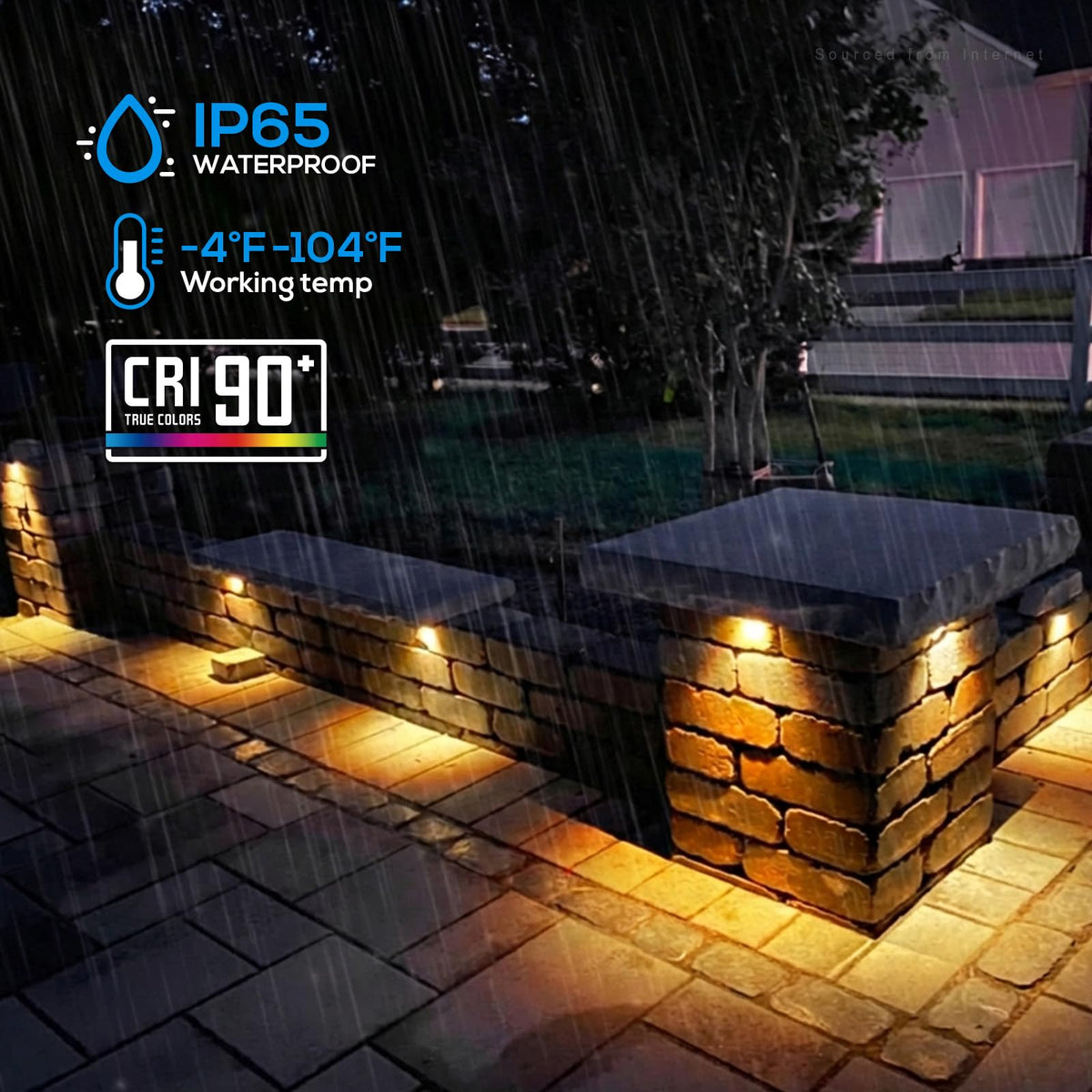 LEONLITE detachable aluminum light bar for versatile installation.