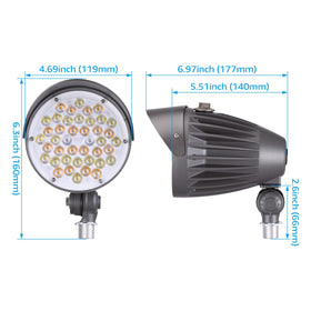 LEONLITE ETL-listed fixture promises reliable long life for outdoor use.