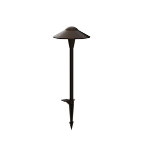 LEONLITE low-voltage path light wired for 12-24V compatibility.