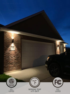LEONLITE matte black waterproof wall sconce, durable aluminum construction for wet exterior spaces.