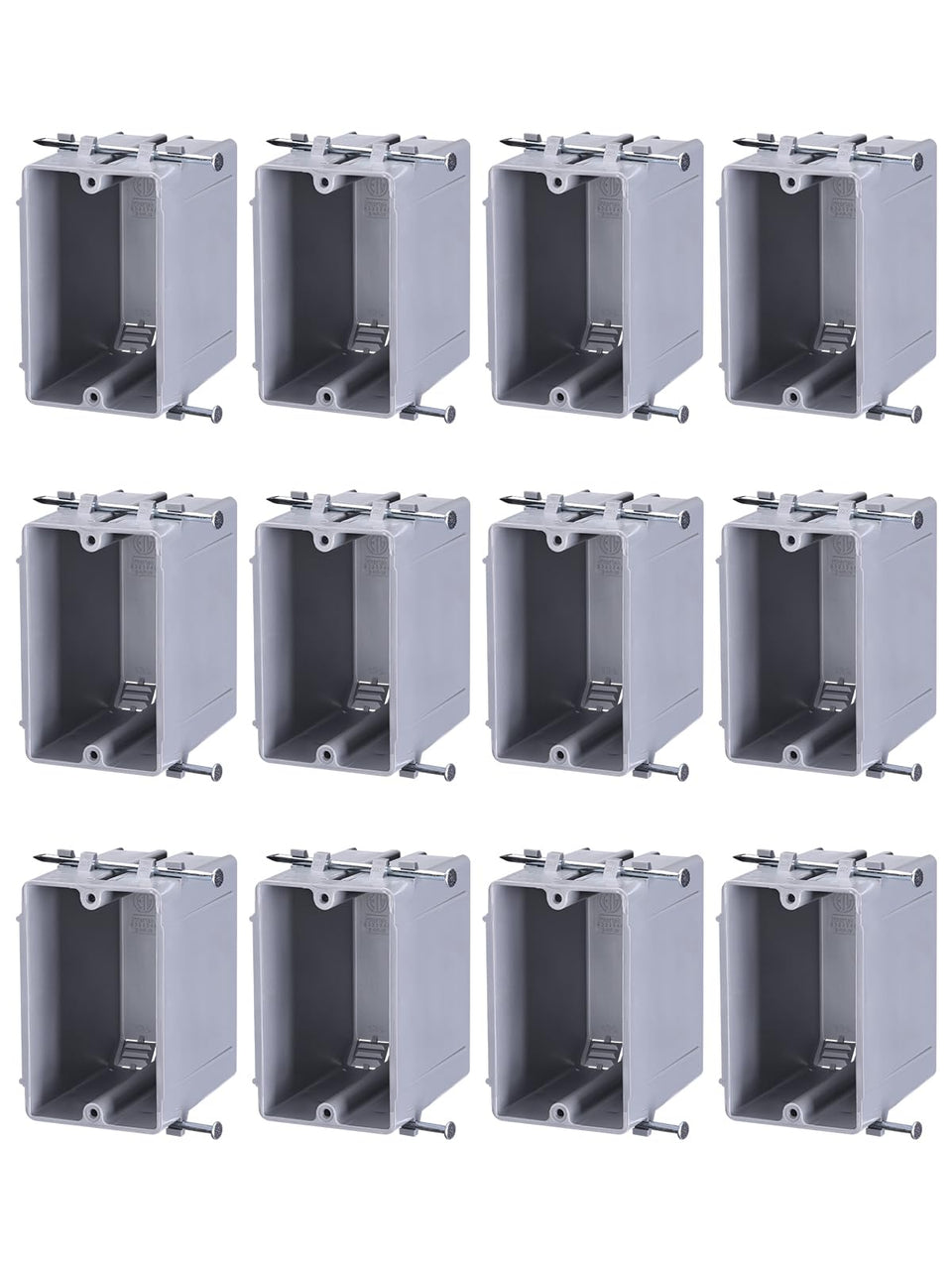 LEONLITE new-work box 22-5 cu-in offers room for larger outlets and tidy wiring.