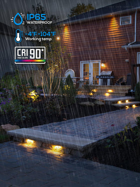 LEONLITE outdoor step light IP65: reliable wet-location performance.
