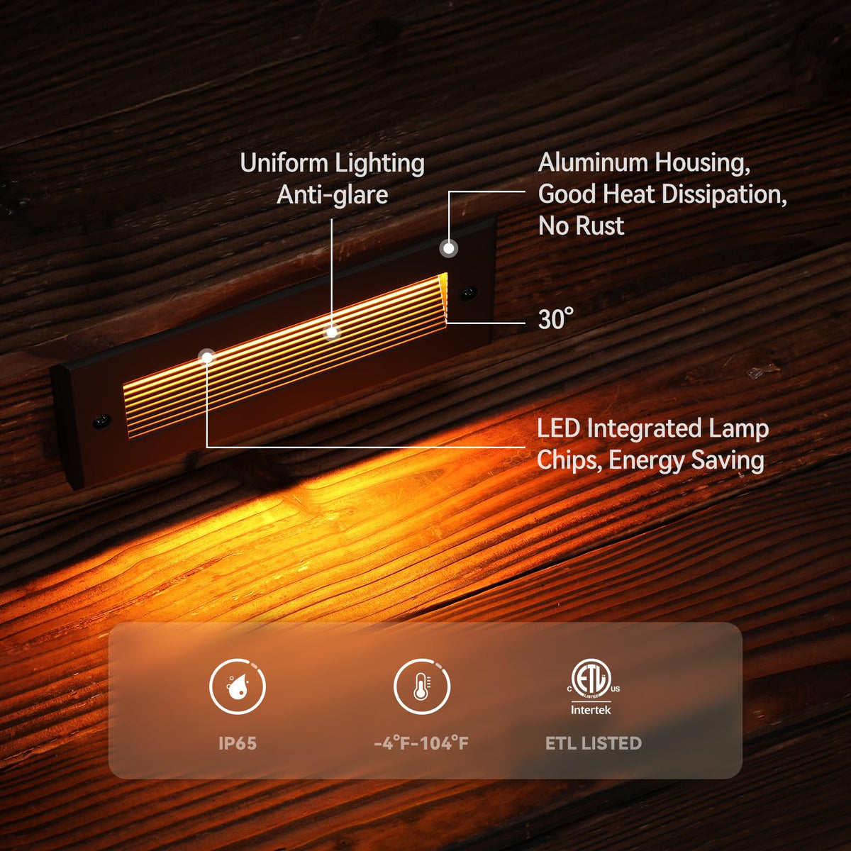 LEONLITE 12-24V compatibility fits common low-voltage landscapes.