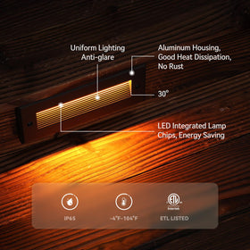 LEONLITE 12-24V compatibility fits common low-voltage landscapes.