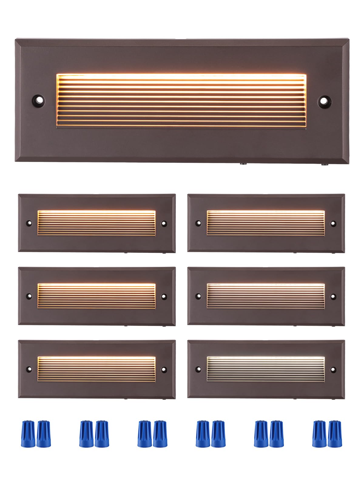 LEONLITE step light die-cast aluminum for durable outdoor stairs.