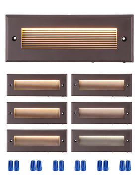 LEONLITE step light die-cast aluminum for durable outdoor stairs.