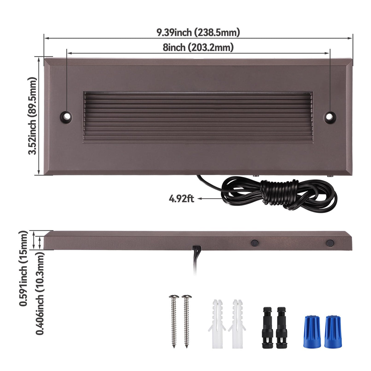 LEONLITE ETL/UL-listed cord supports safe outdoor wiring.