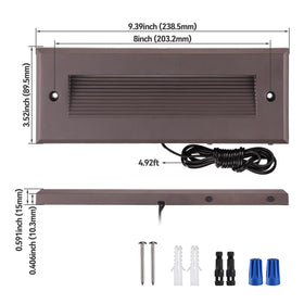 LEONLITE ETL/UL-listed cord supports safe outdoor wiring.