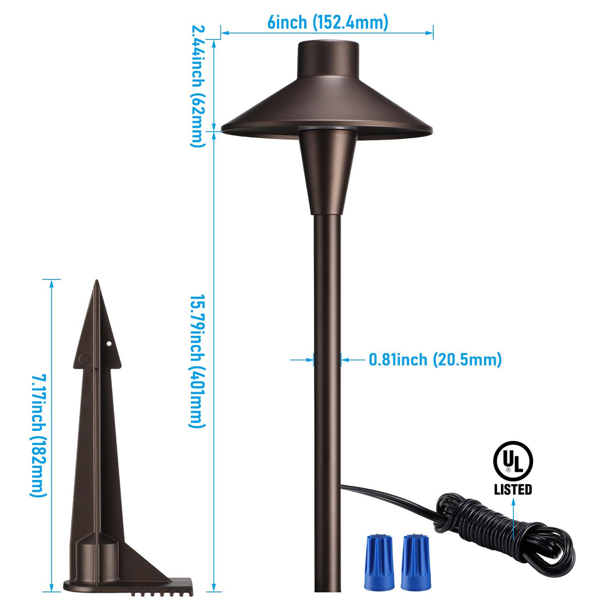 LEONLITE six-pack provides consistent lighting along walkways.