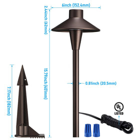 LEONLITE six-pack provides consistent lighting along walkways.