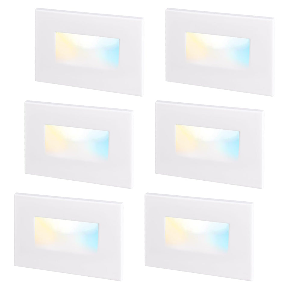 LEONLITE step light front view with adjustable color temperature for versatile ambience