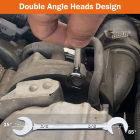 LEONTOOL chrome finish wrenches resist corrosion during frequent use