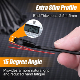 Clear size marks on both sides aid quick identification during repairs.