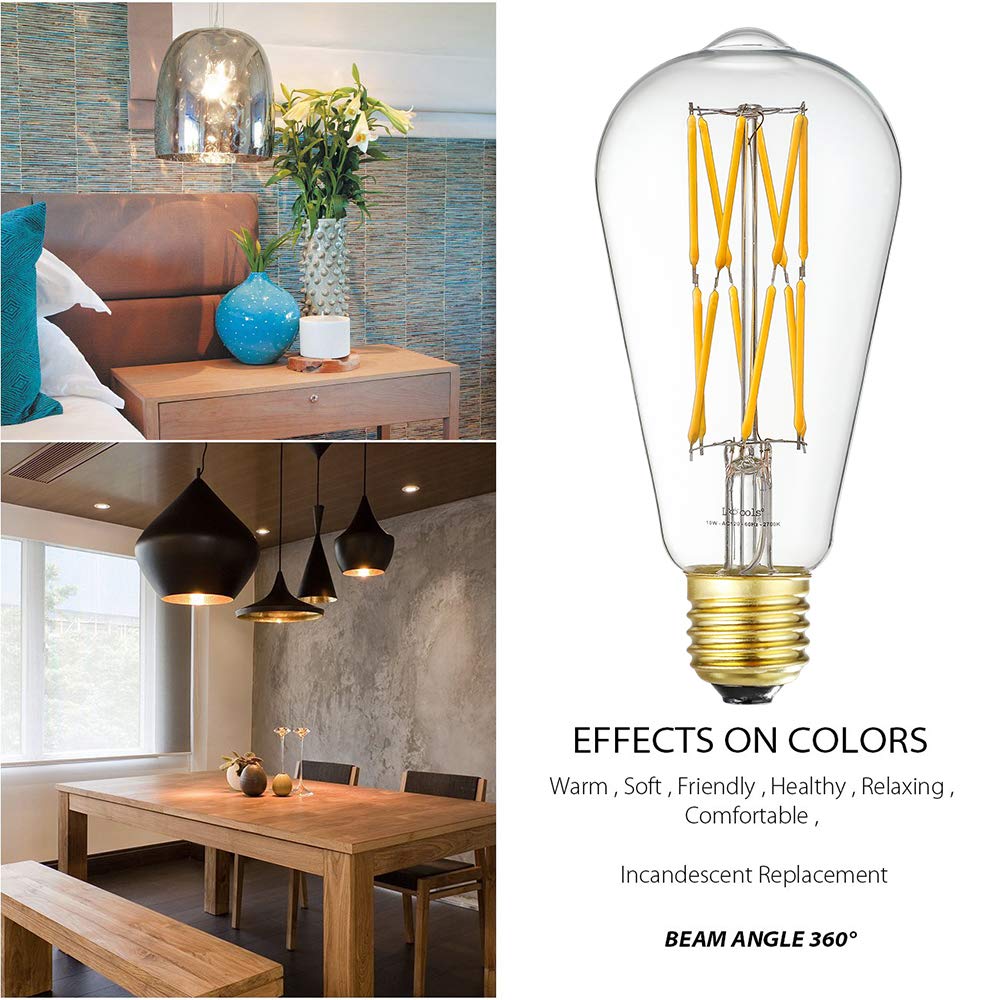 Leools 360-degree beam provides even illumination across spaces.