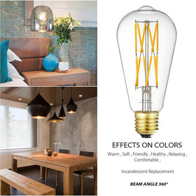 Leools 360-degree beam provides even illumination across spaces.