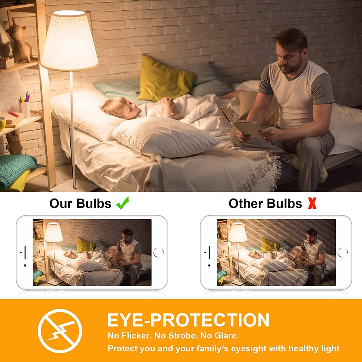 8W efficiency with 800lm output provides bright, energy-saving illumination