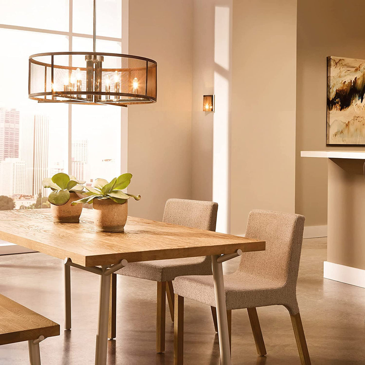 Warm 2700K glow from Leools E12 LED bulb for cozy living spaces
