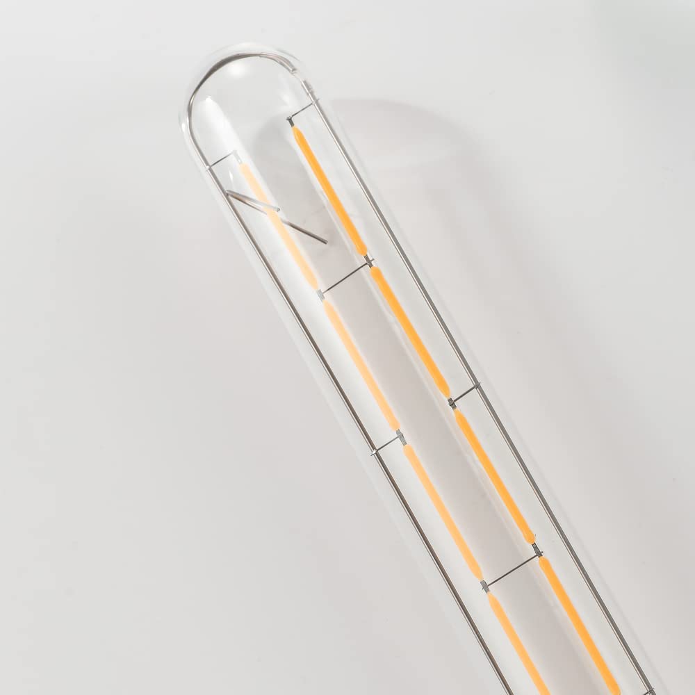 Leools Edison-style filament LED provides 75W-equivalent brightness with vintage charm.