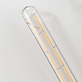 Leools Edison-style filament LED provides 75W-equivalent brightness with vintage charm.