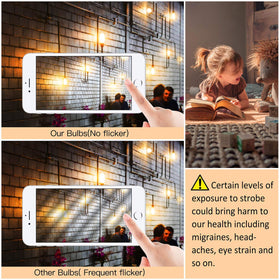 Leools T10 provides 60W-equivalent brightness instantly.