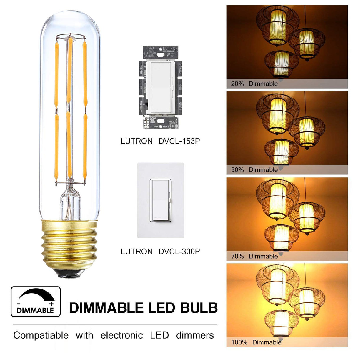 Ideal for cabinets and display lighting in homes or shops.