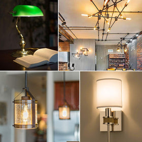E26 base ensures easy replacement in standard fixtures.