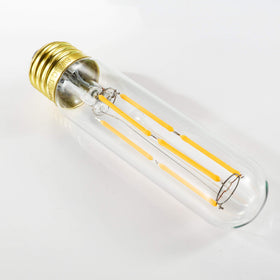 Filament-look design adds retro charm with LED efficiency.