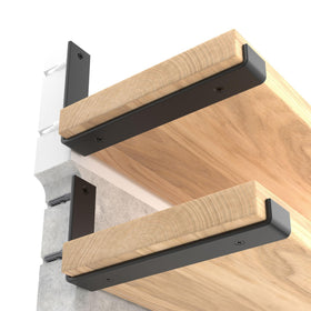 LEOPO 8-inch shelf bracket set, sturdy DIY shelving solution