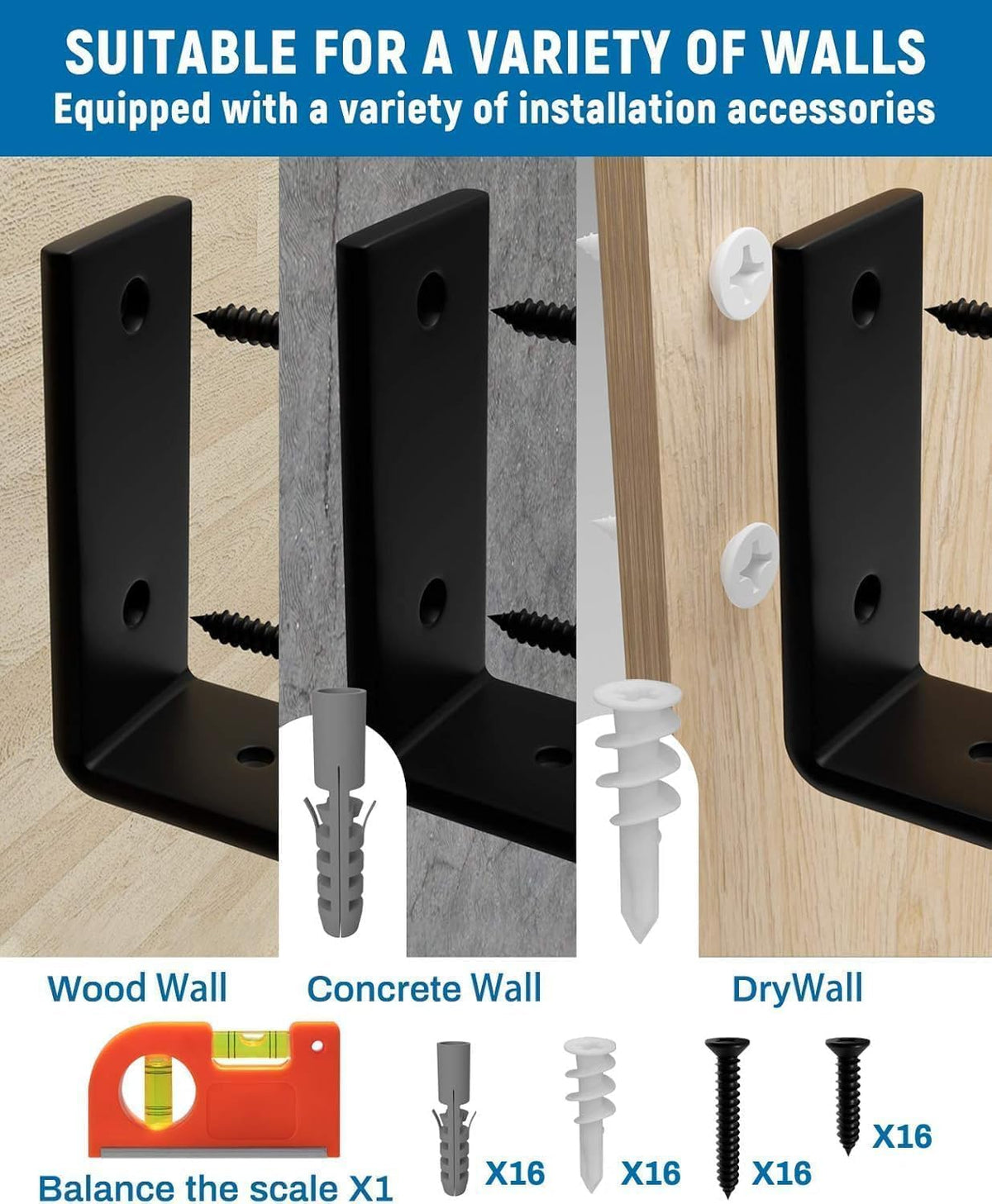 Kitchen organization using LEOPO brackets for extra storage.