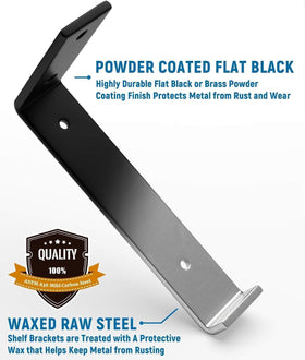Installation manual included for easier bracket setup.