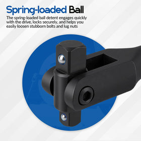 Leorossy black powder-coated 40Cr steel provides durable, corrosion-resistant construction.