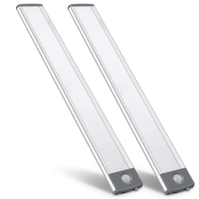 LEPOTEC LED motion sensor light under cabinet for soft, bright task lighting.