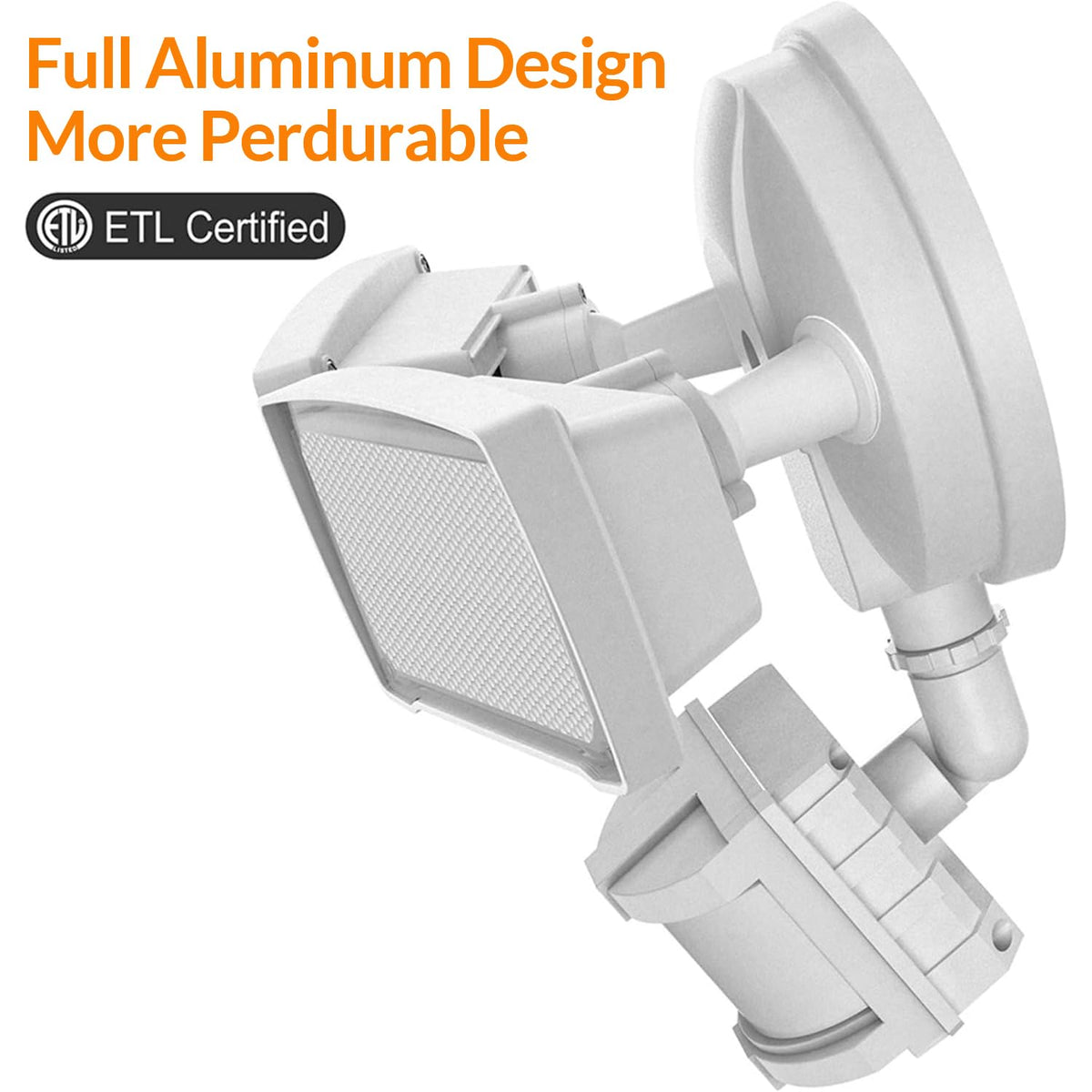 LEPOWER 30W aluminum IP65 waterproof body withstands weather conditions.