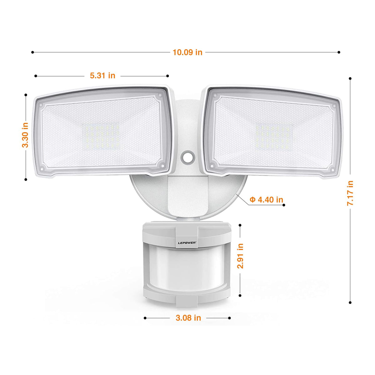 LEPOWER 30W hardwired installation guide for quick outdoor setup.