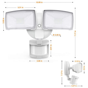 LEPOWER 30W timing options of 1, 5, or 10 minutes for custom lighting.