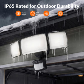 LEPOWER 38W 4200lm brightness delivers bright outdoor illumination.