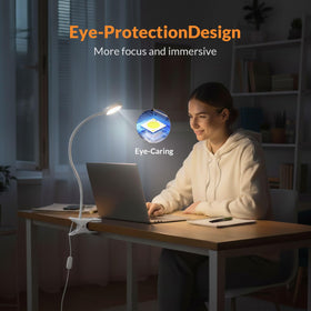 LEPOWER color-changeable light with warm and white options for mood settings