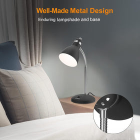 LEPOWER flexible gooseneck desk lamp for precise task lighting.