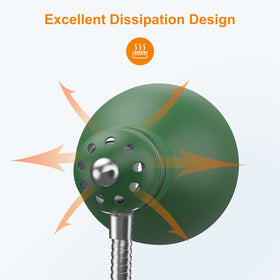LEPOWER desk lamp base switch enables quick on/off operation.