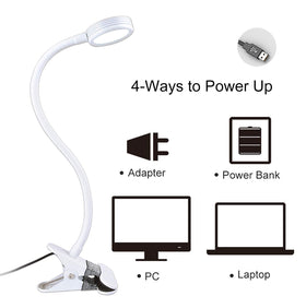 LEPOWER eye-friendly soft lighting reduces glare during reading