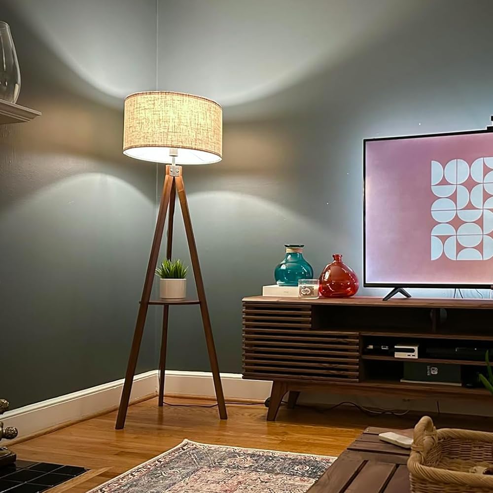 LEPOWER shelf lamp suitable for living room, bedroom, or office setups