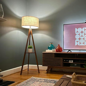 LEPOWER shelf lamp suitable for living room, bedroom, or office setups