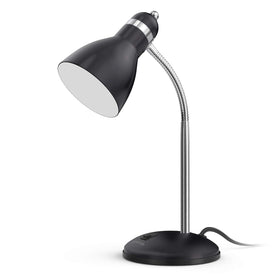 LEPOWER metal desk lamp base supports stable study sessions.
