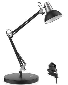 LEPOWER metal desk lamp base provides stable support for task lighting