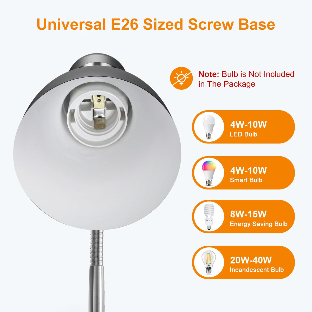 LEPOWER lamp heat-dissipation design keeps cool during use.