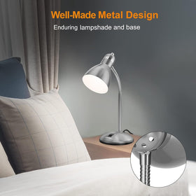 LEPOWER Goose neck Desk Lamp shows flexible arm for precise lighting angles.